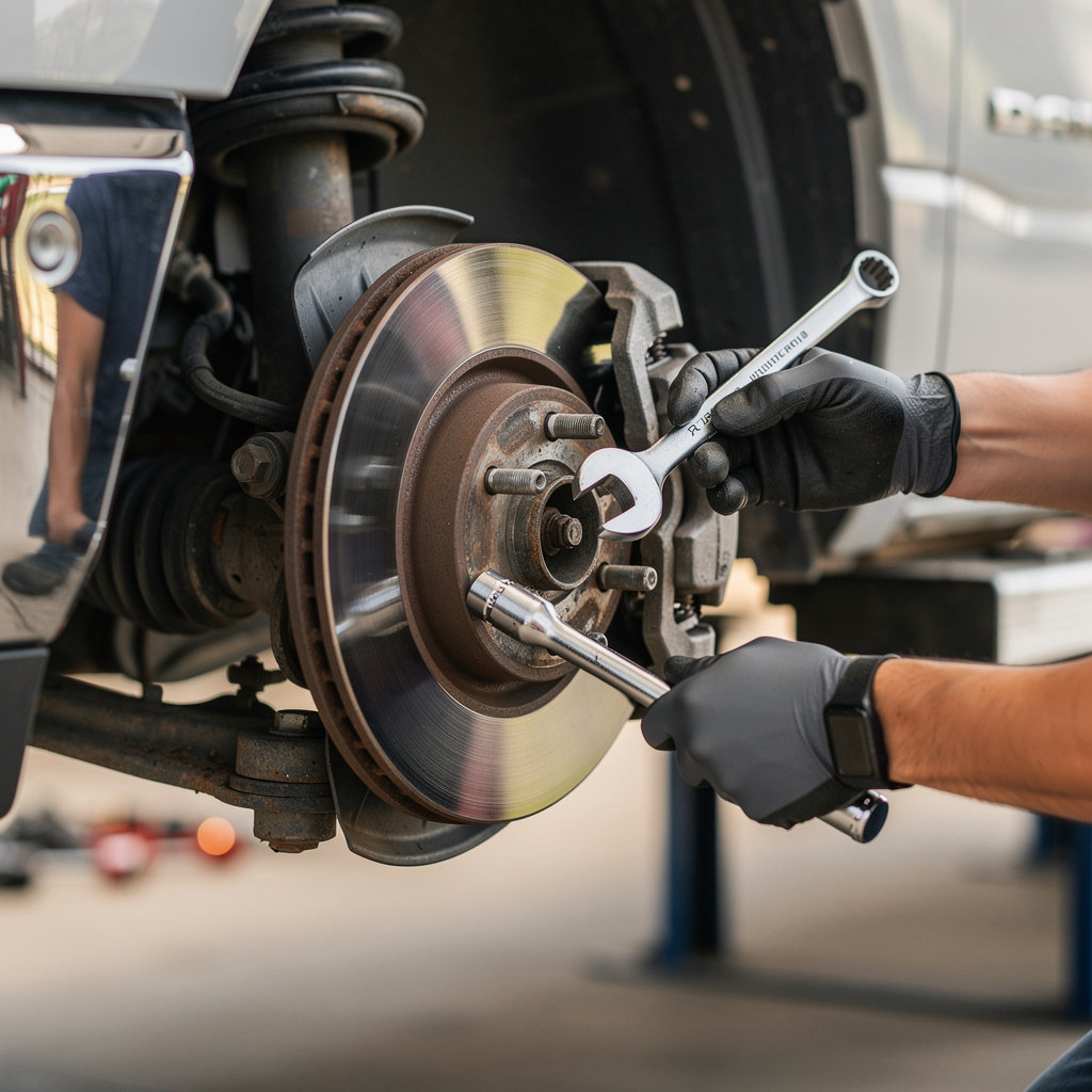 Hernandes Mobile Auto Repair technician performing expert Dodge pickup engine diagnostics in San Diego