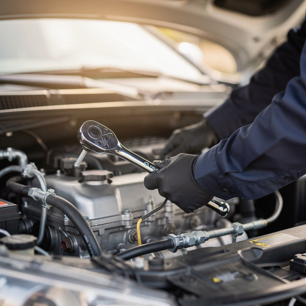 Hernandes Mobile Auto Repair mobile mechanic providing expert auto repair service at a customer's location in San Diego
